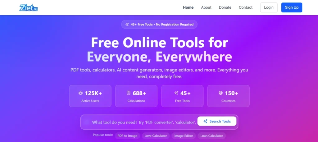Free online tools website